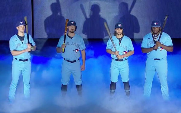 Blue Jays ace Ryu seems to prefer the team's powder blue uniforms